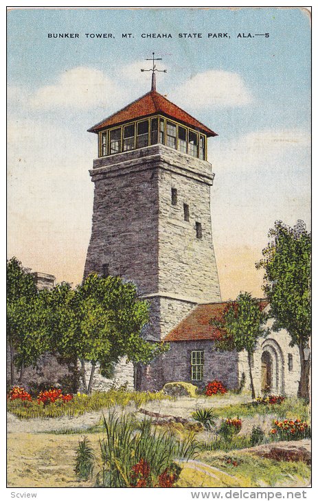 Bunker Tower, MT. CHEAHA STATE PARK, Alabama, 30-40's