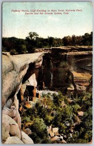 Vtg Colorado CO Peabody House Cliff Dwellings Mesa Verde National Park Postcard