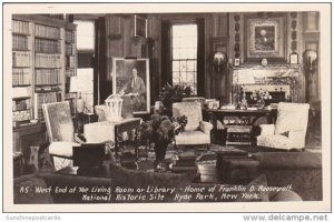 New York Hyde Park Library Franklin D Roosevelt Home Historic Site Real Photo