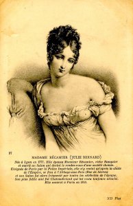 Madame Recamier (Julie Bernard), French Socialite