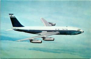 Postcard Israel El Al Israel Airlines Boeing 720 B 1970s K6