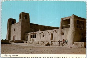 Postcard - Sky City Mission - Acoma Pueblo, New Mexico