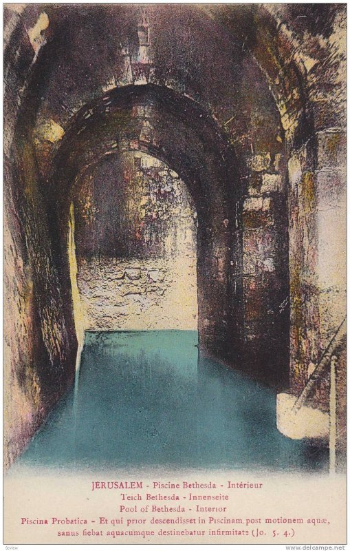 Jerusalem , Pool of Bethesda , Interior, 00-10s