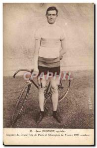 Old Postcard Velo Cycle Cycling Jean Cugnot Sprinter Gagnat Grand Prize of Pa...