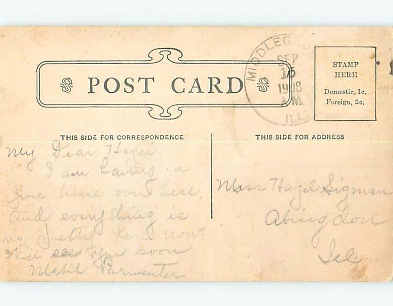 Divided-Back BUILDING Peoria Illinois IL ho3536