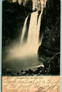 Snoqualmie Falls Snoqualmie WA Washington 1907 UDB Postcard