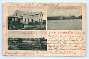 Postcard Germany Gruss Aus Schmockwitz Werder Total Ansicht Gasthof 1901  J13