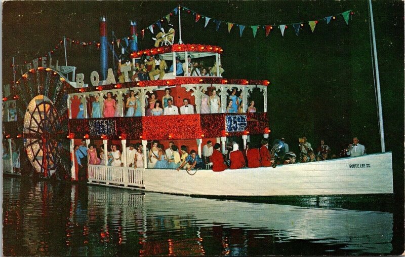 World Famous Lowell Showboat Old River Postcard UNP VTG Avery Unused Vintage 