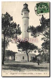 Old Postcard Lighthouse Cap Arcachon Ferreet