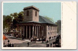 Boston MA Kings Chapel c1900 Massachusetts Postcard M23