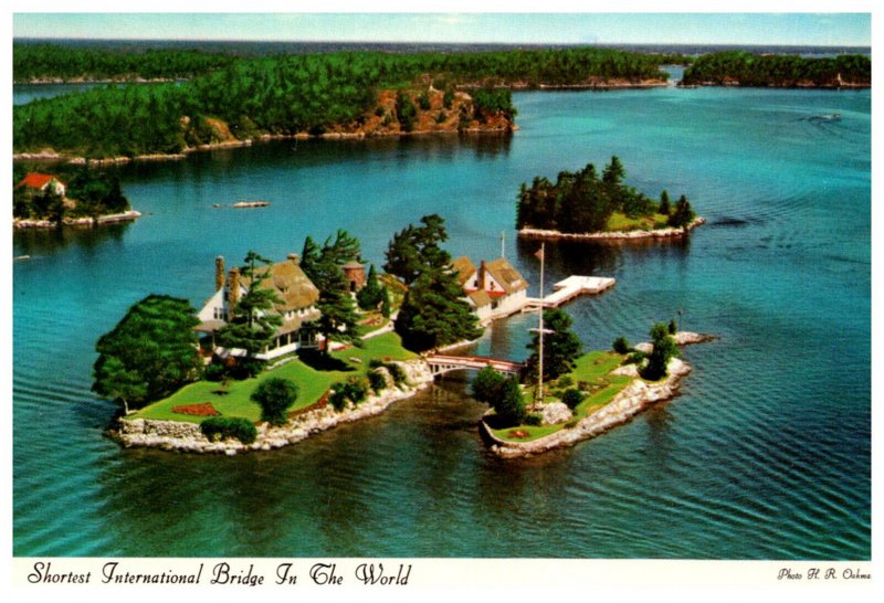 Canada  Thosand Islands Shortest International Bridge