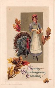 Artist Samuel Schmucker Vintage Thanksgiving Postcard