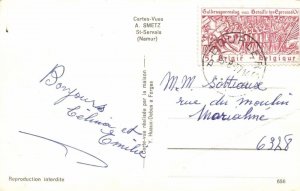 belgium, FORGES LEZ BOURLERS, Abbaye N.D. de Scourmont, Abbey (1977) Postcard