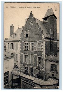 1919 Maison De Tristan Lhermite Tours (Tristan Lhermite Tours) France Postcard