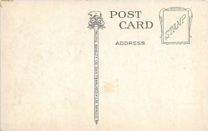 CALIFORNIA c1910 Postcard Private Residence and Grounds Flowers