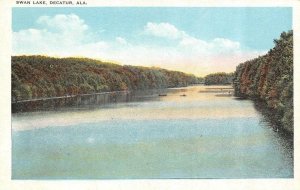 DECATUR, Alabama AL   SWAN LAKE  Morgan & Limestone Counties  c1920's Postcard