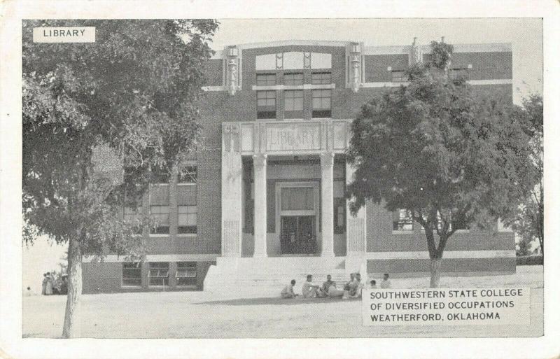 Weatherford OK~Southwestern State College Diversified Occupations~Library~1930s 