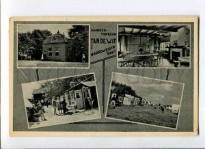 289500 NETHERLANDS kampeer-terrein Jan de Wit noordwijker-hout photo RPPC