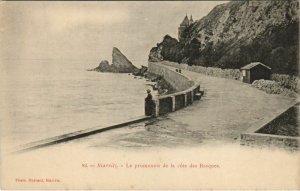 CPA Biarritz Le promenoir de la cote des Basques FRANCE (1126766)
