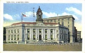 Town Hall - Stamford, Connecticut CT Postcard