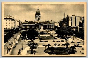 Buenos Aires  Argentina  Congress Square   Postcard