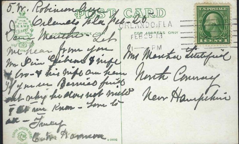 FL- Orlando- Sidewalk on Orange Avenue