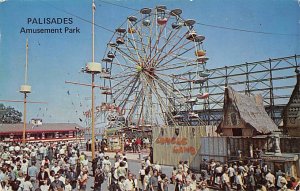 Palisades Amusement Park Palisade, New Jersey USA View Postcard Backing 