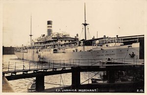 Jamaica Merchant Printed Photo Jamaica Direct Fruit Line Ship 