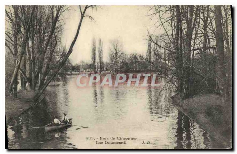 Old Postcard Bois de Vincennes Daumesnil Line