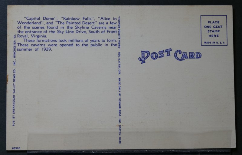 Front Royal, VA - Scenes from Skyline Caverns