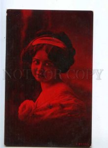 244262 Mode FASHION Belle Lady Vintage RED PHOTO PC