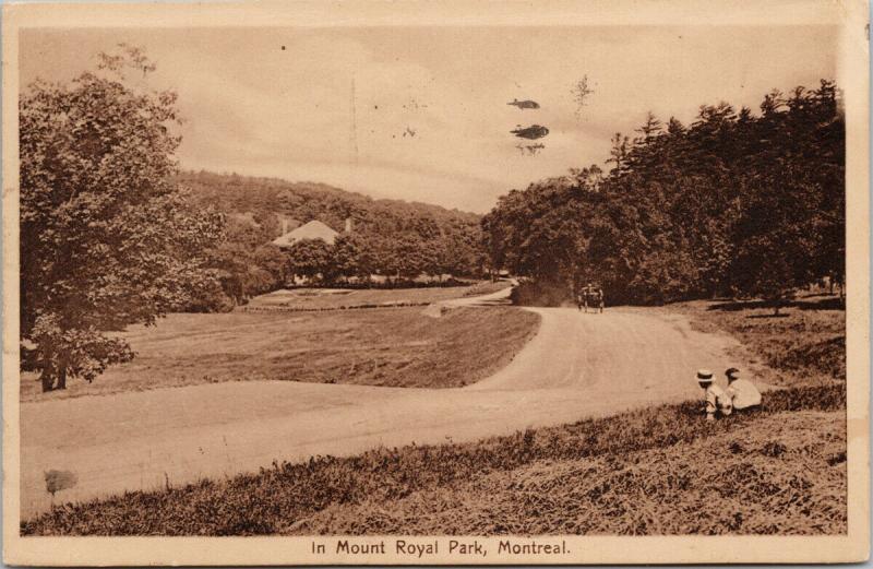 In Mount Royal Park Montreal QC Quebec c1914 Postcard D99