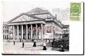 Brussels Expo Brussels, Belgium and Belgium- 1910-Hand Stamp- Theater Royal f...