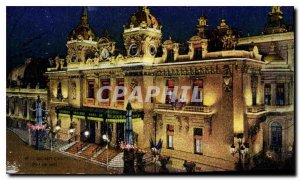 Old Postcard Monte Carlo Casino