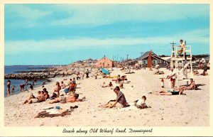 Massachusetts Cape Cod Dennisport The Beach Along Old Wharf Road