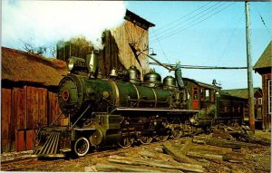 Postcard TRAIN SCENE Rockhill Furnave Pennsylvania PA AL9643