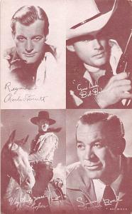 Charles Starrett, Bob Baker, Ward Bond, Gary Cooper Western Actor Mutoscope U...