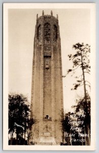 The Singing Tower Lake Wales Florida RPPC Postcard L26