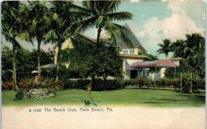 1900s The Beach Club Palm Beach Florida Undivided Back Pre-1907 Postcard