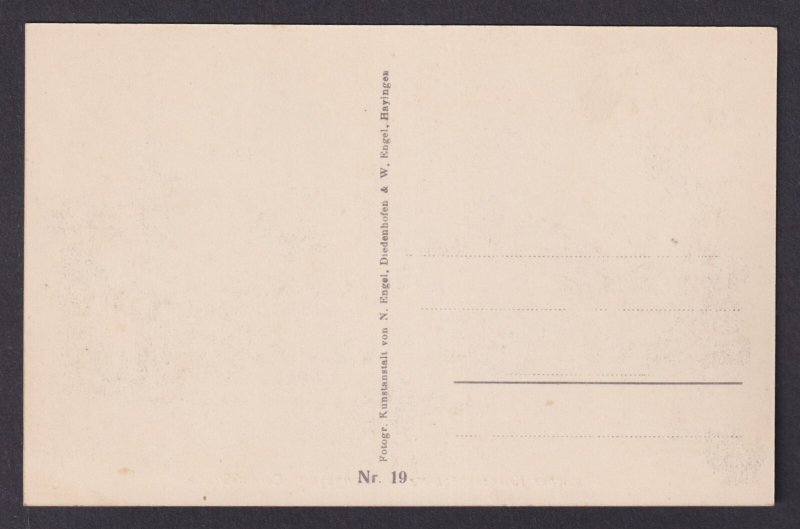 FRANCE, Vintage postcard, Longuyon Carnot Street Westlicher Kriegsschauplatz WWI