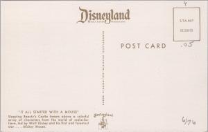 Disneyland, It all started with a mouse-Walt Disney at the castle-Fantasyland