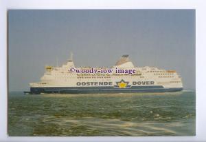 SIM0180 - Belgian Dover-Ostend Line Ferry - Prins Filip , built 1992 - postcard