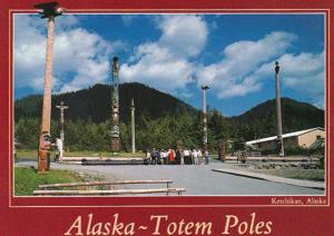 Alaska Ketchikan Totem Poles Saxman Totem Park 1998