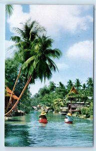 Typical Canal Scene near BANGKOK THAILAND Postcard