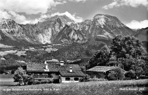 BG7733 in der schonau mit kehlstein gotl u bett  germany CPSM 14x9cm