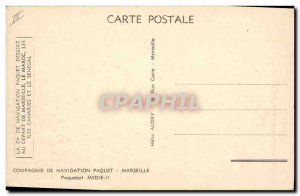 Old Postcard Boat Ship Medie II Package Marseille