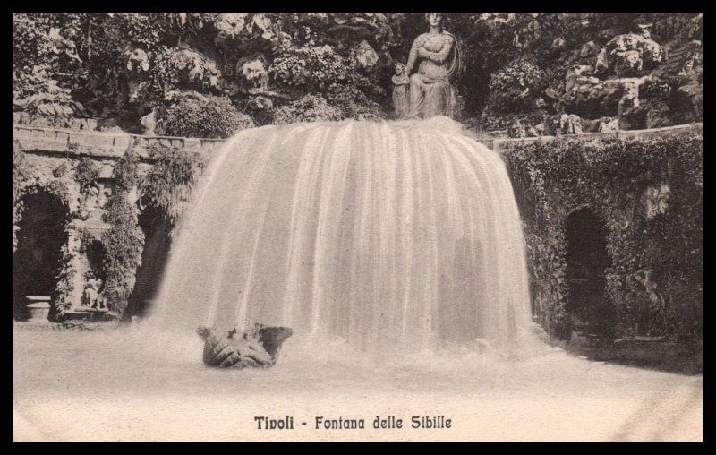 Fontana delle Sibille,Tivoli,Italy BIN