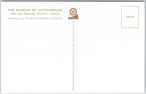 VINTAGE POSTCARD MUSEUM OF AUTOMOBILES - YELLOW 1933 STUTZ