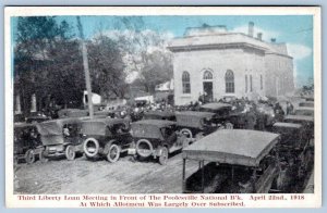 WWI POOLESVILLE MARYLAND BANK THIRD LIBERTY LOAN MEETING OVERSUBSCRIBED POSTCARD