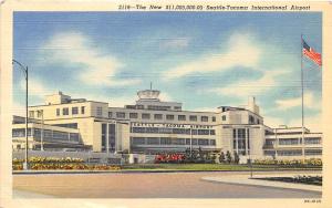 Seattle Tacoma International Airport Terminal Washington postcard